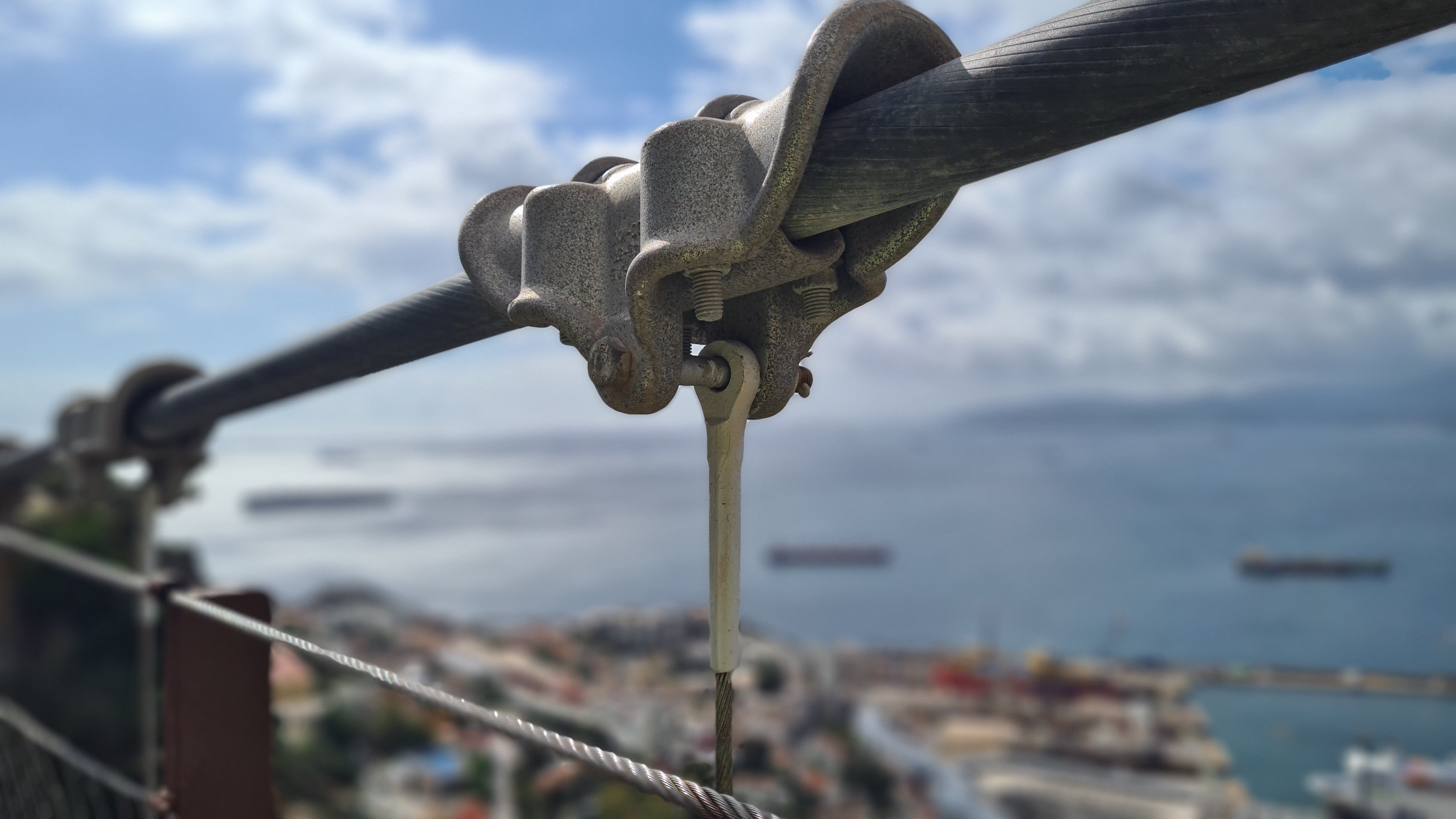 Detail der Hängebrücke